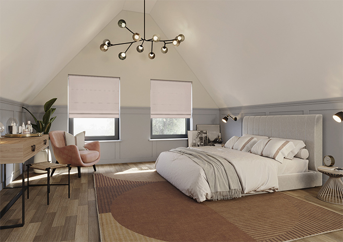 Norleigh, Blush - Roman Blind - Image 6